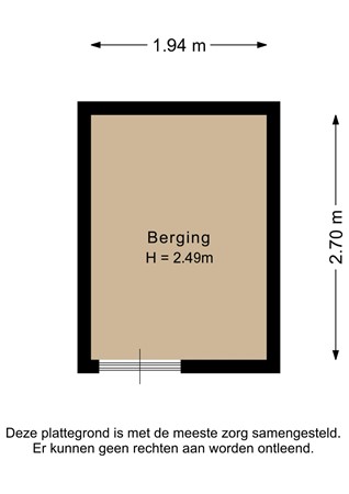 Floorplan - Oostmaaslaan 225E, 3063 AV Rotterdam